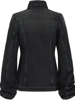 Giacca aderente con maniche oversize