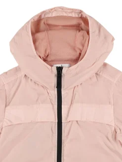 Giacca a vento in nylon con cappuccio