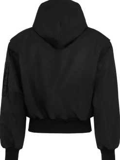 Giacca bomber con cappuccio