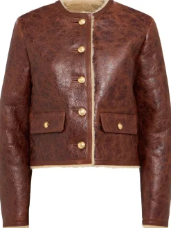 Giacca corta Zanie in shearling
