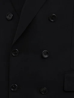 Giacca doppiopetto in twill