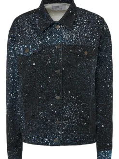 Giacca in denim con decorazioni