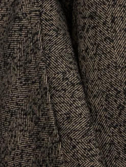 Giacca in lana chevron
