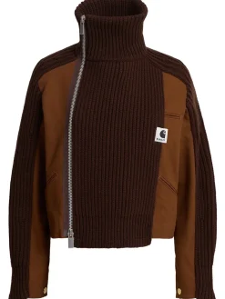Giacca in maglia Sacai x Carhartt Duck