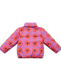 Giacca in nylon riciclato stampato