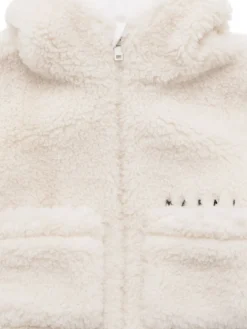Giacca in peluche con cappuccio