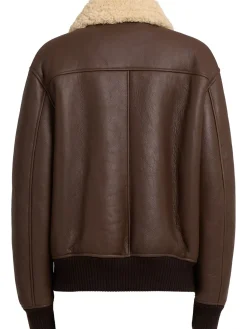 Giacca in shearling e pelle