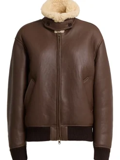 Giacca in shearling e pelle