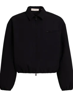 Giacca in tela con zip