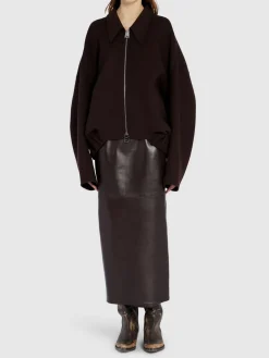 Giacca Odin in maglia di lana con zip