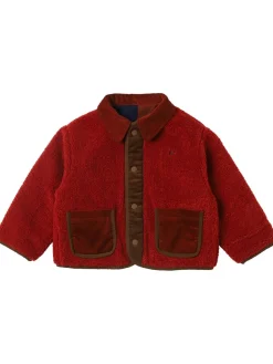 Giacca reversibile color block