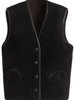 Gilet Gliss in shearling