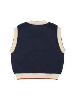 Gilet in maglia di cotone