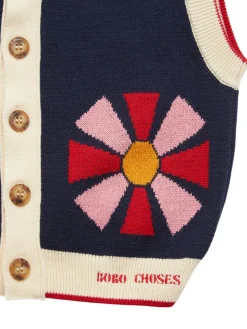 Gilet in maglia di cotone
