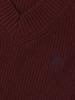 Gilet in maglia di misto lana