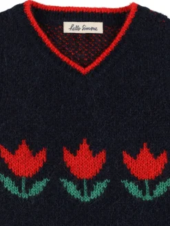 Gilet Pepette in maglia di misto lana