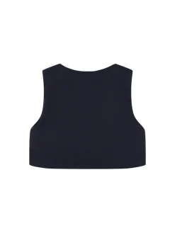 Gilet Talita in cotone con ricami