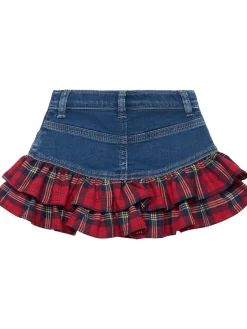 Gonna effetto denim