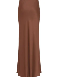Gonna maxi Maia in raso di viscosa