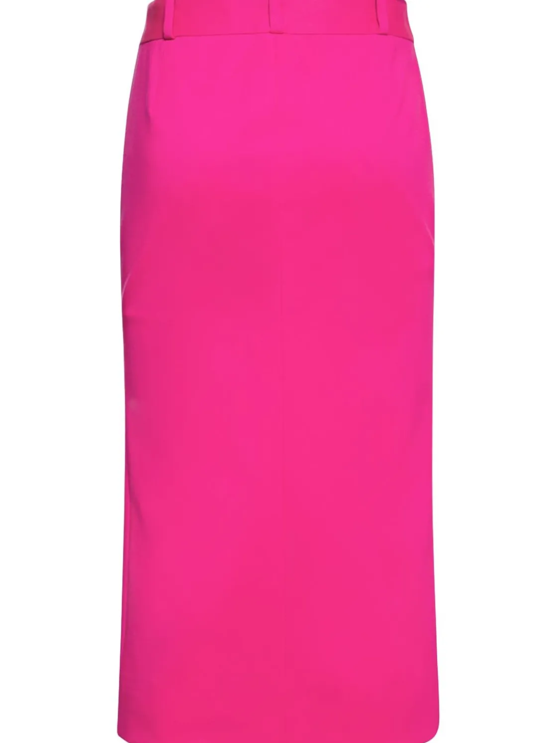 Gonna pencil in gabardina di lana stretch
