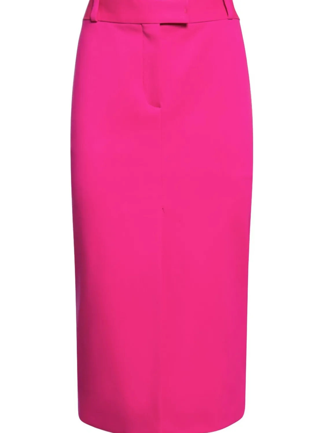 Gonna pencil in gabardina di lana stretch