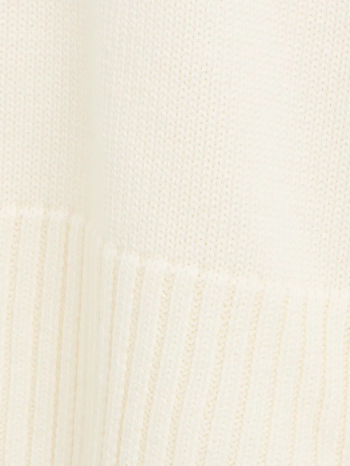 Heavy wool crewneck sweater