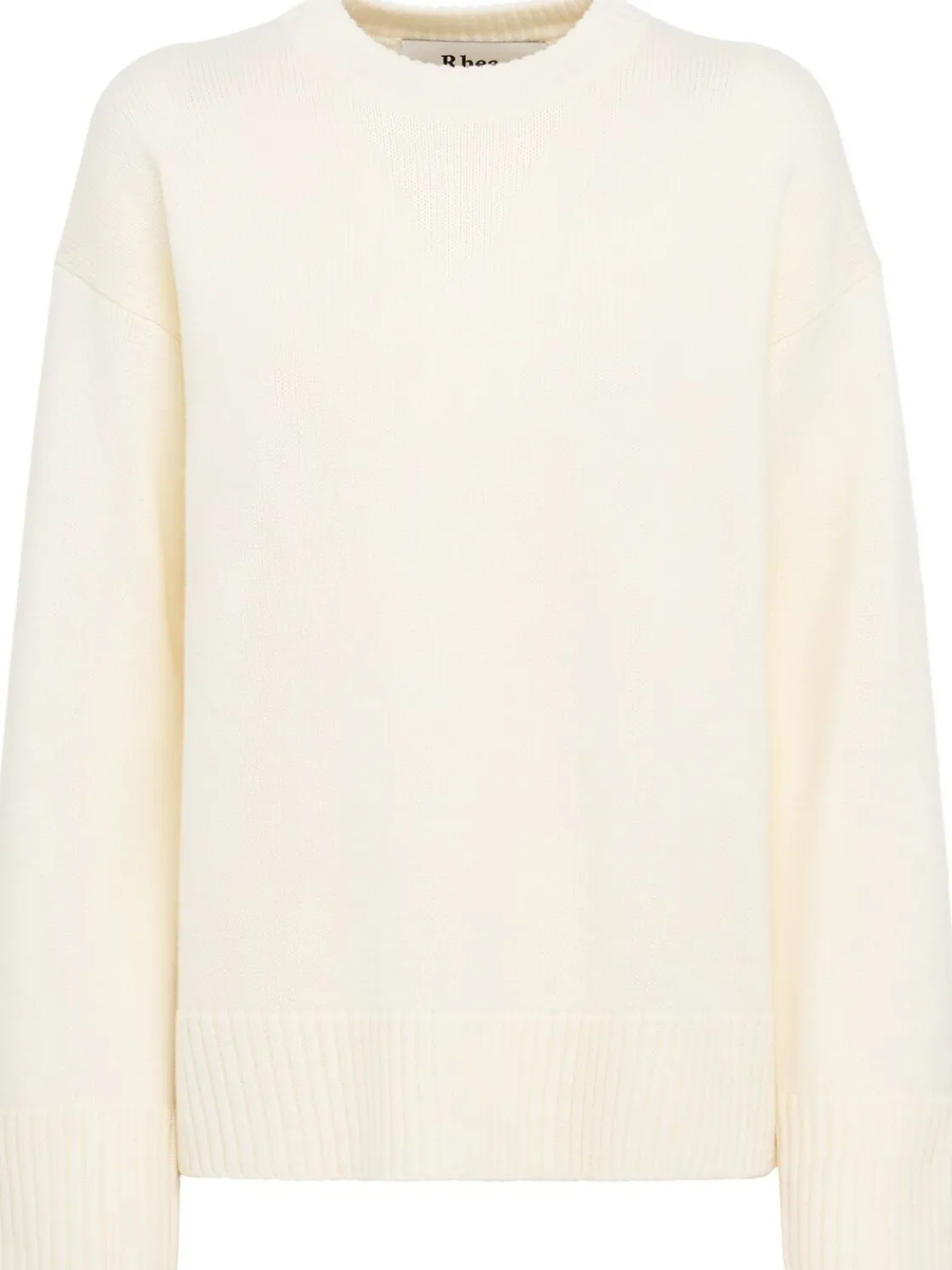 Heavy wool crewneck sweater