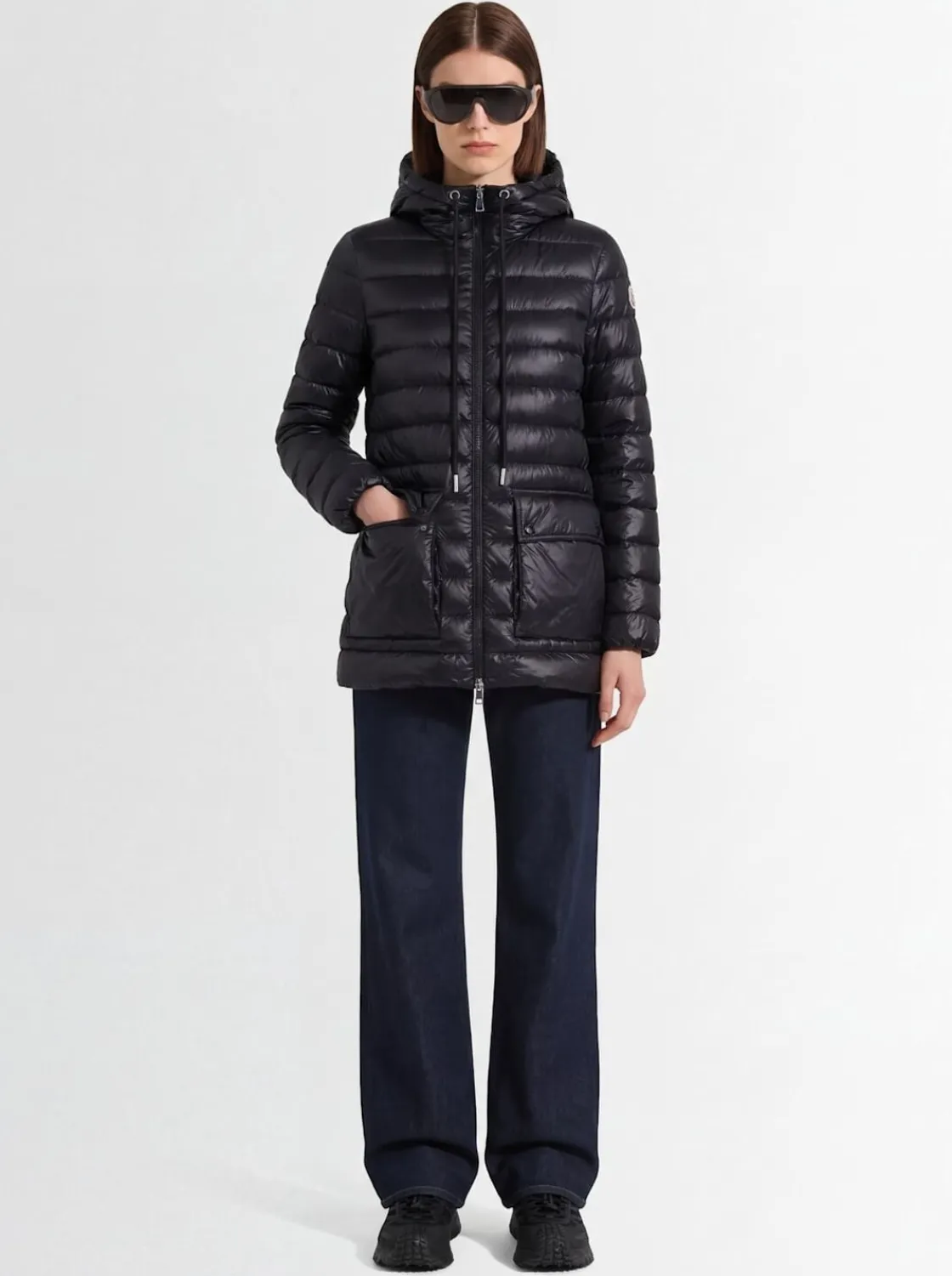 Jasmin nylon down jacket