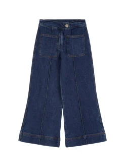 Jeans a gamba larga stonewashed