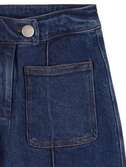 Jeans a gamba larga stonewashed