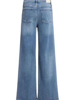 Jeans ampi vita media Lyra