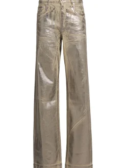 Jeans baggy fit vita bassa Geth in denim