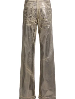 Jeans baggy fit vita bassa Geth in denim