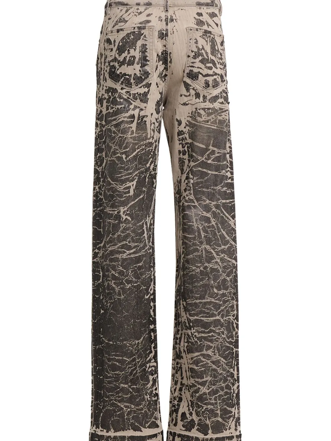 Jeans baggy vita media Geth in denim