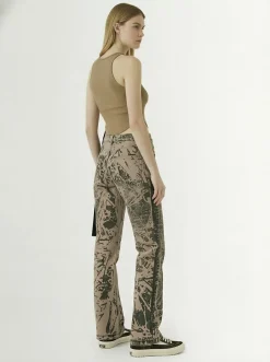Jeans baggy vita media Geth in denim
