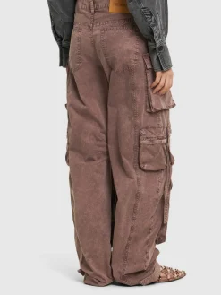 Jeans cargo Fern a vita bassa
