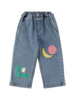 Jeans con stampa