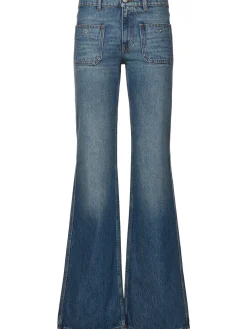 Jeans dritti in denim