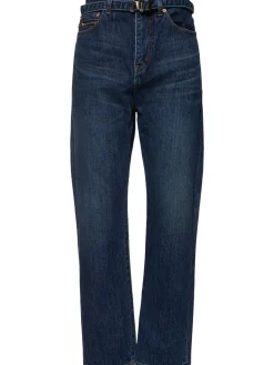 Jeans dritti in denim