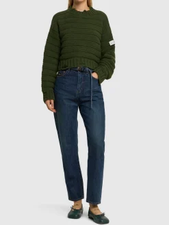 Jeans dritti in denim