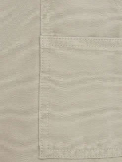 Jeans dritti in denim di cotone
