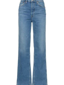 Jeans dritti loose fit vita alta 90s