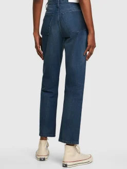Jeans dritti 70s in denim di cotone