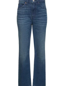 Jeans dritti 70s in denim di cotone