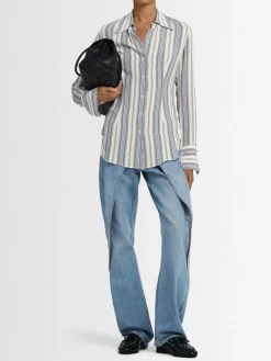 Jeans dritti upcycled