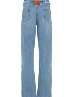 Jeans dritti upcycled