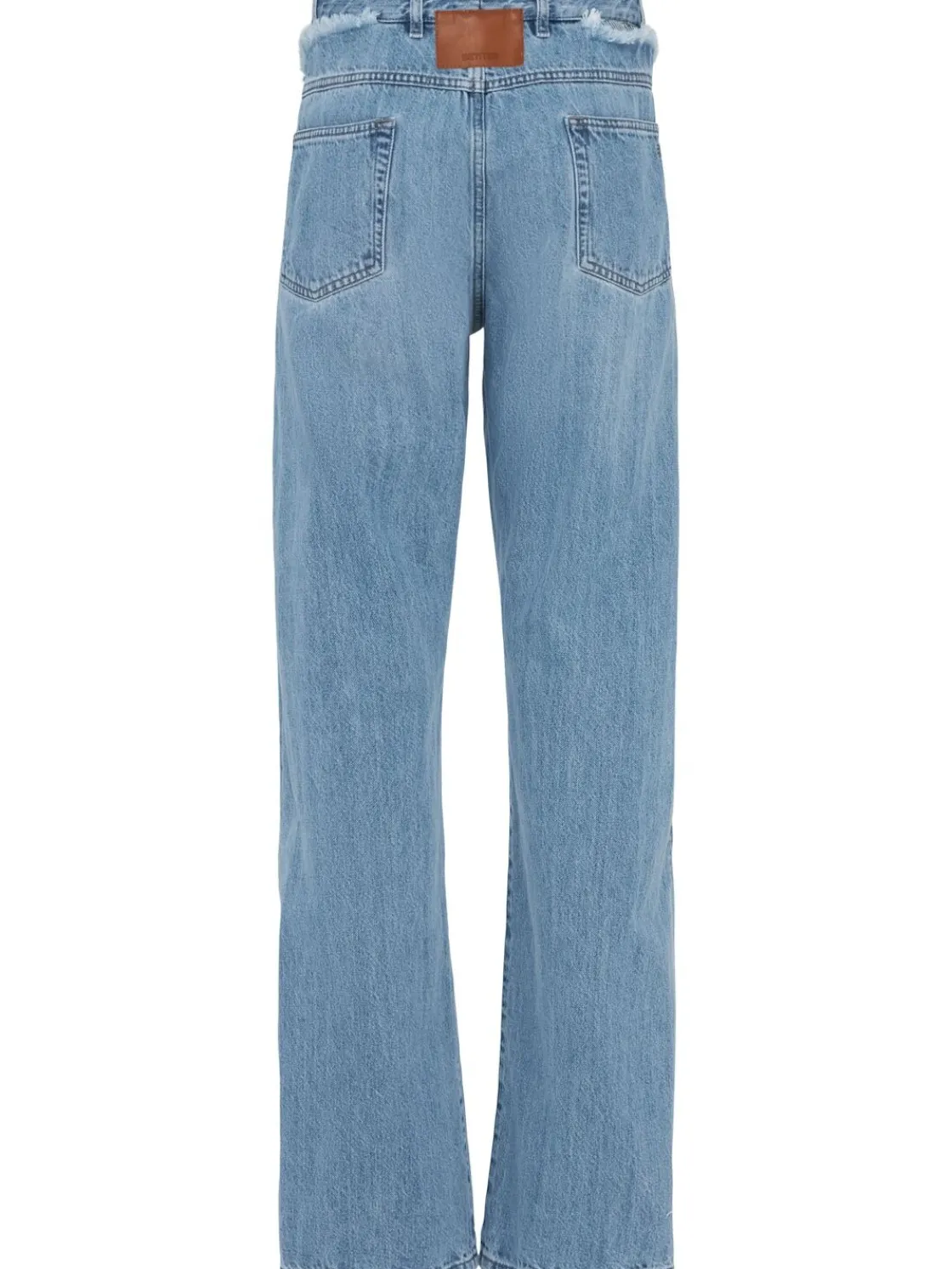 Jeans dritti upcycled