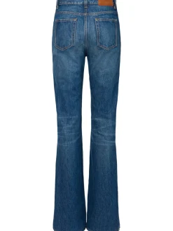Jeans dritti vita alta