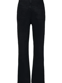 Jeans dritti vita alta cropped Abigail