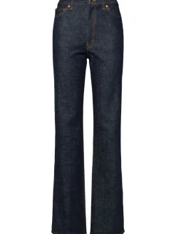 Jeans dritti vita alta Danielle in denim